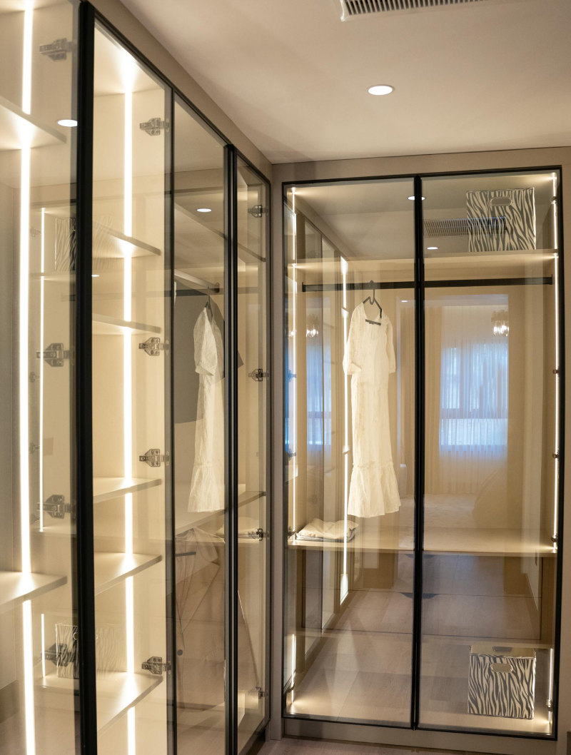 Glass Profile door wordrobe